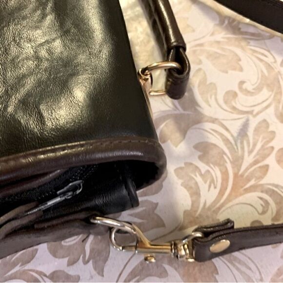 Mondani NY Crossbody Handbag Satchel Vegan Leather Removable Strap Top Strap - Picture 7 of 11